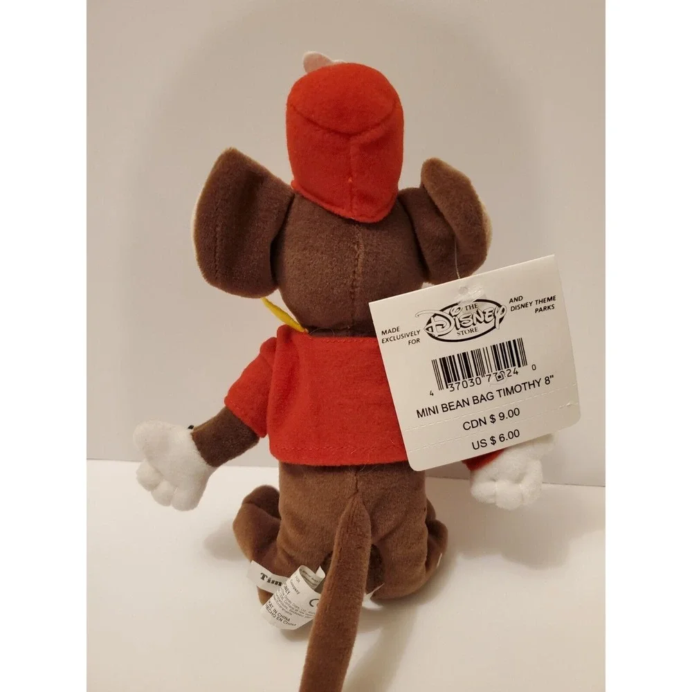 Disney Store Timothy Mouse Mini Bean‎ Bag Plush 8